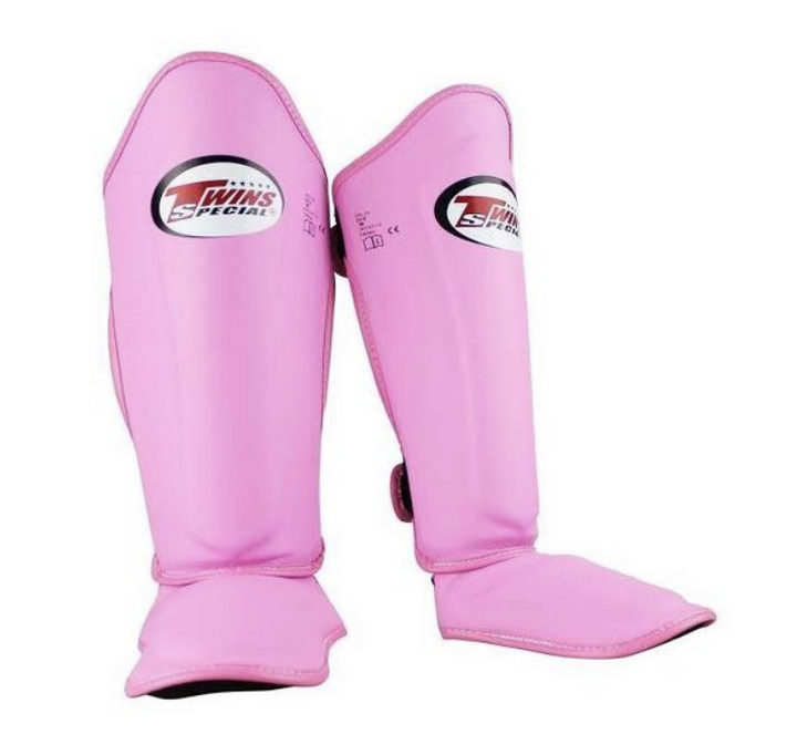Canilleras de Muay Thai Twins Special Doble SGL10 - 100% Cuero