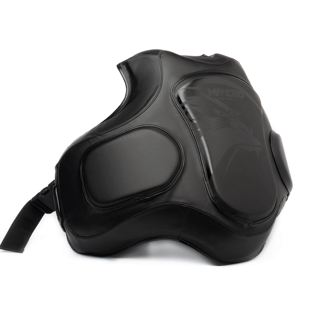 Chaleco de entrenador Makoto M1 Negro Mate - 100%  Poliuretano Premium