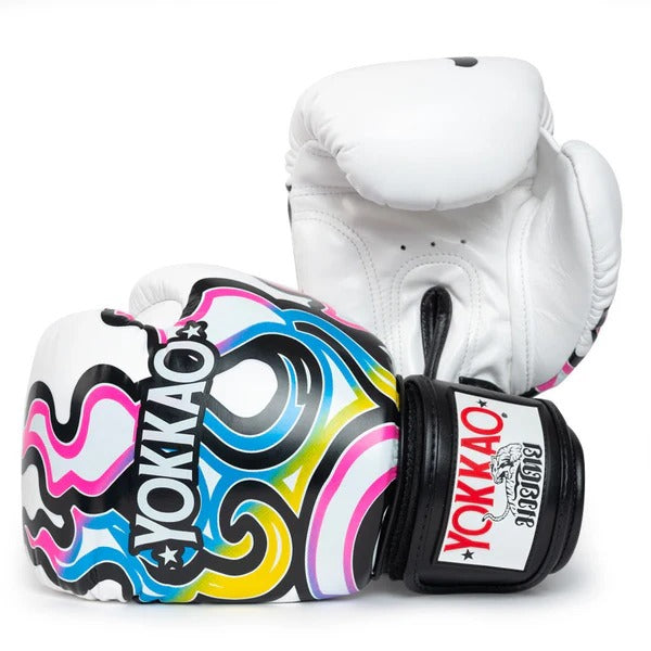 Guantes de Boxeo Yokkao Flames - 100% Cuero