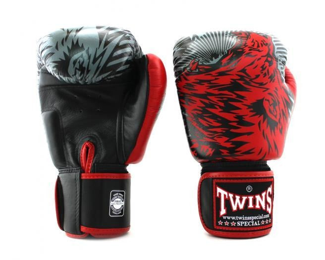 Guantes de Boxeo Twins Special Wolf FBGVL3-50 - 100% Cuero