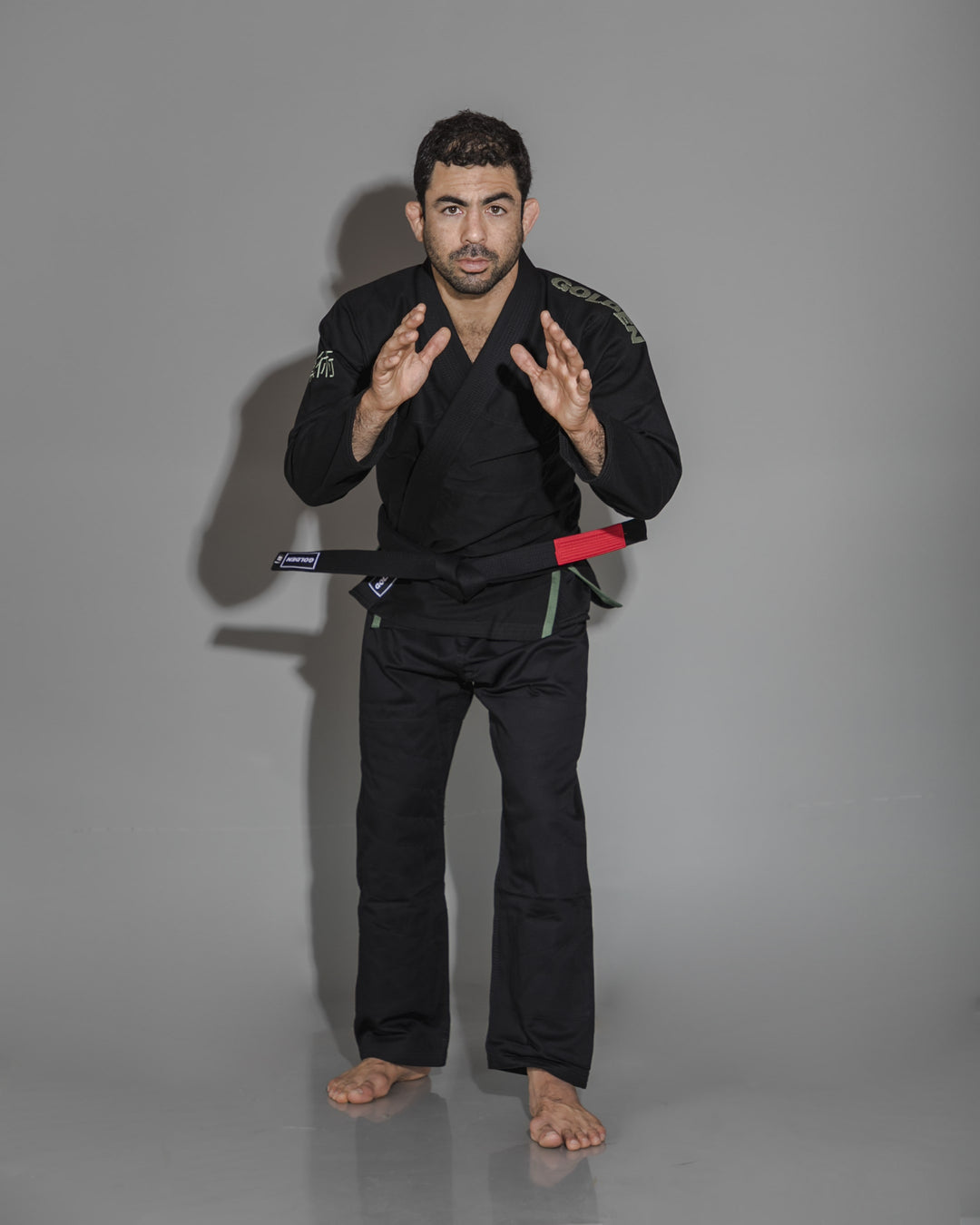 Kimono de Jiujitsu Golden Kids Light Negro - 100% Algodón