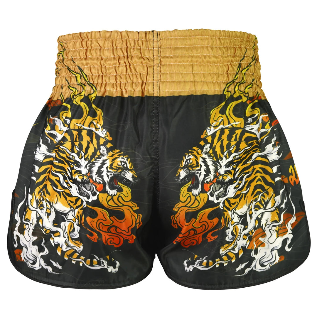 Shorts de Muay Thai Tuff High Cut Retro "Tora Mazuka" The True Tiger