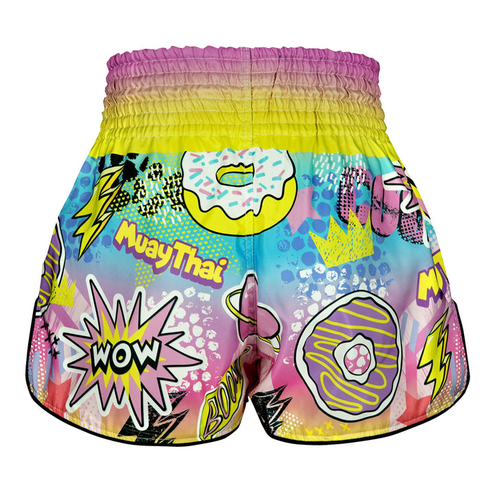 Shorts de Muay Thai Tuff High Cut Retro The Savage Boy