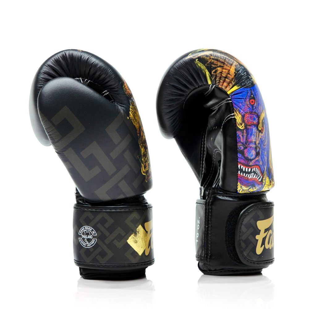 Guantes de boxeo Fairtex BGVPremium Yamantaka - 100%  Microfibra