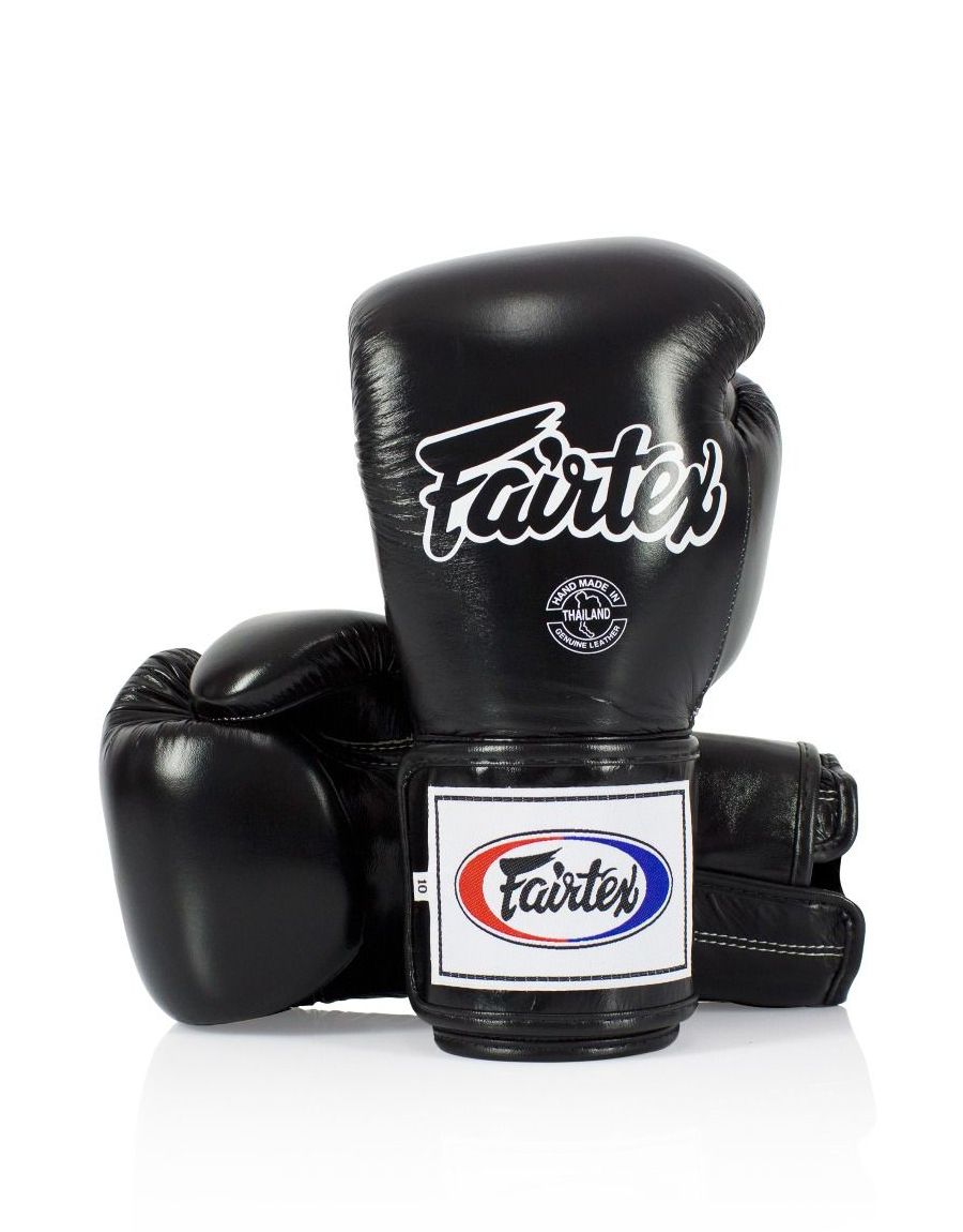 Guantes de Boxeo Fairtex BGV5 Super Sparring Negro -100% Cuero