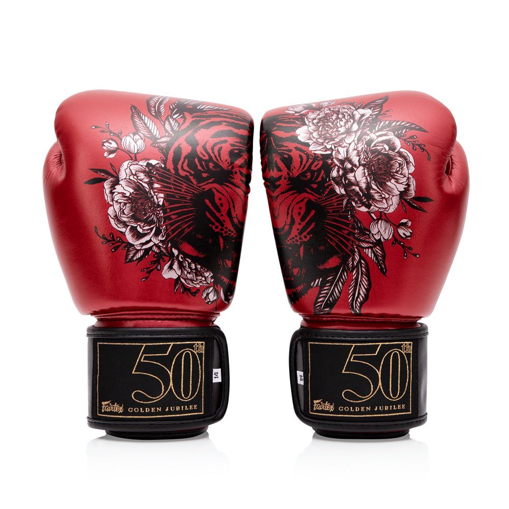 Guantes de boxeo Fairtex BGVPremium Golden Jubilee - 100% Microfibra