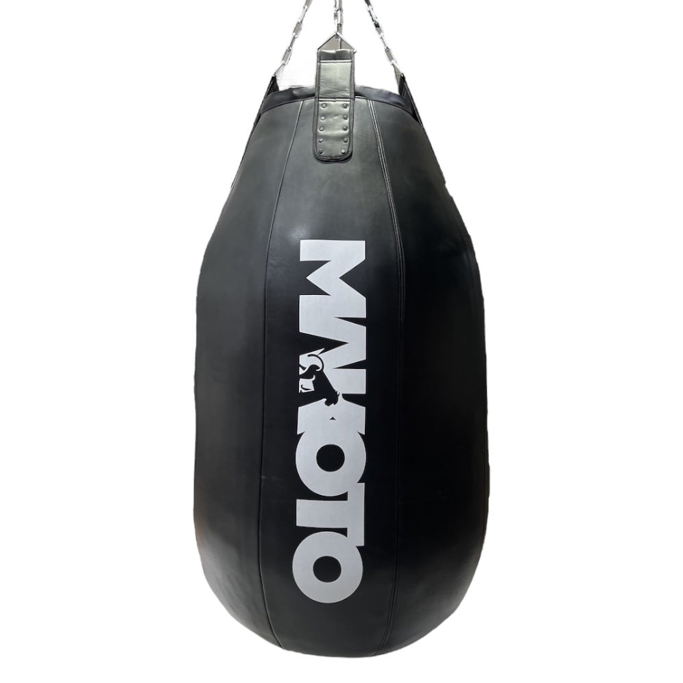 Saco Makoto Bala Pro Negro Muay Thai - Boxeo - 100% Poliuretano Premium- Sin Relleno