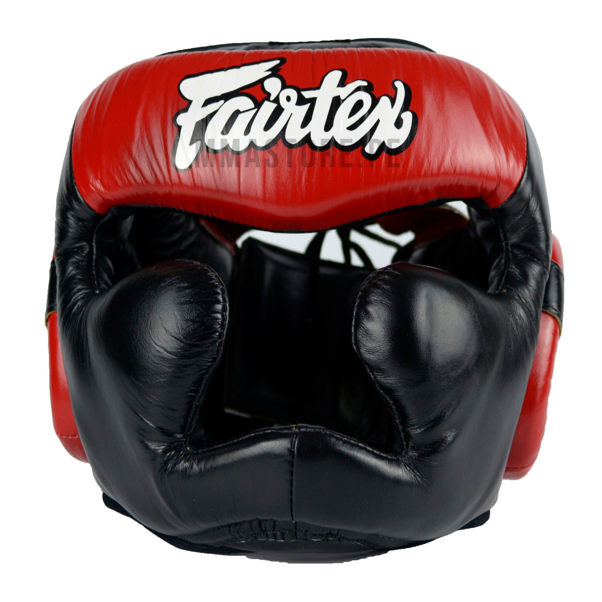 Cabezal de boxeo Fairtex HG13L Diagonal Negro/Rojo - 100% Cuero Genuin –  MMA Store Peru
