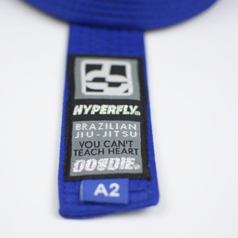 Cinturon de Jiujitsu Hyperfly - Azul- 100% Algodón - MMA Store Peru