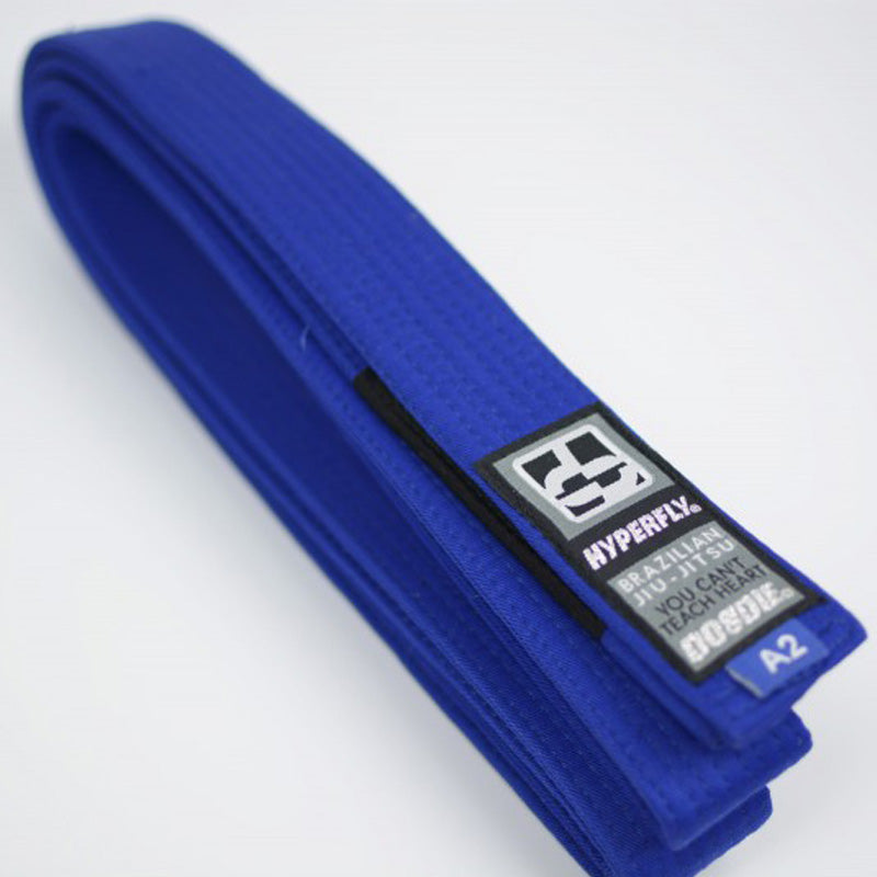 Cinturon de Jiujitsu Hyperfly - Azul- 100% Algodón - MMA Store Peru