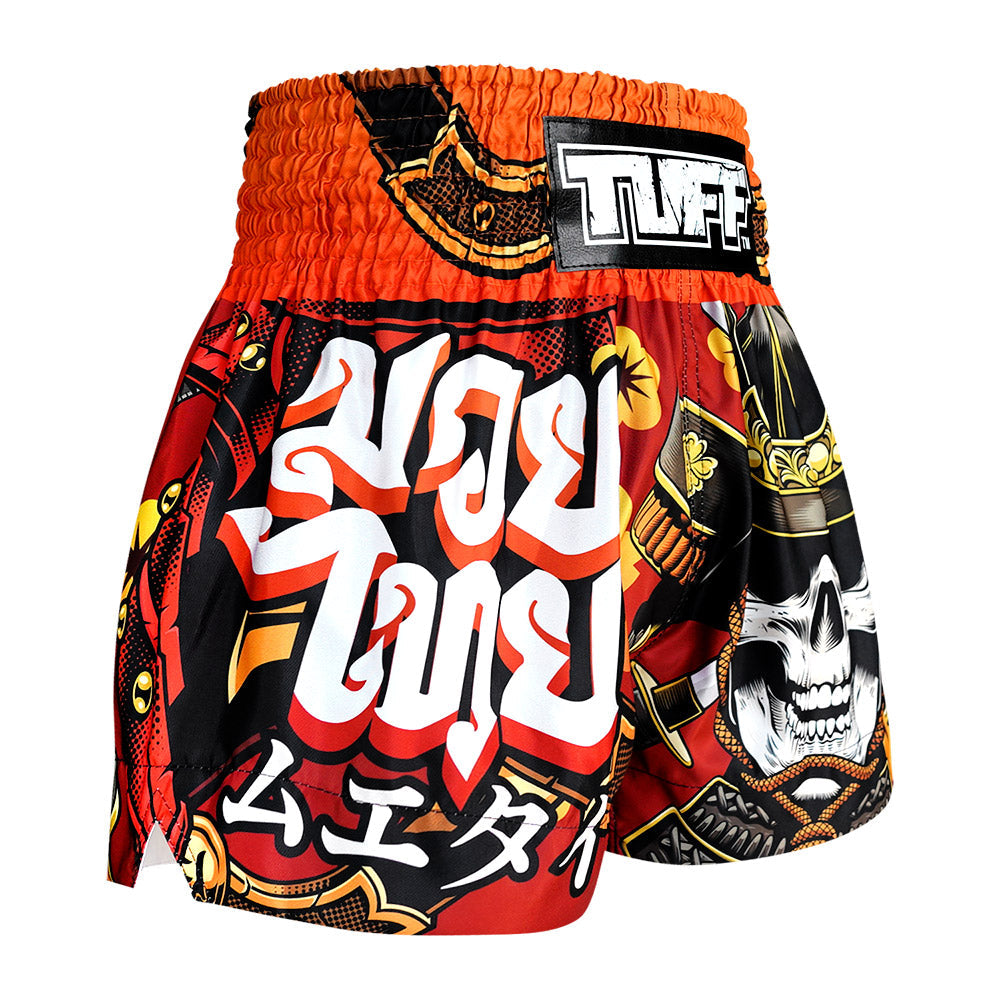 Shorts de Muay Thai Tuff Samurai Skull