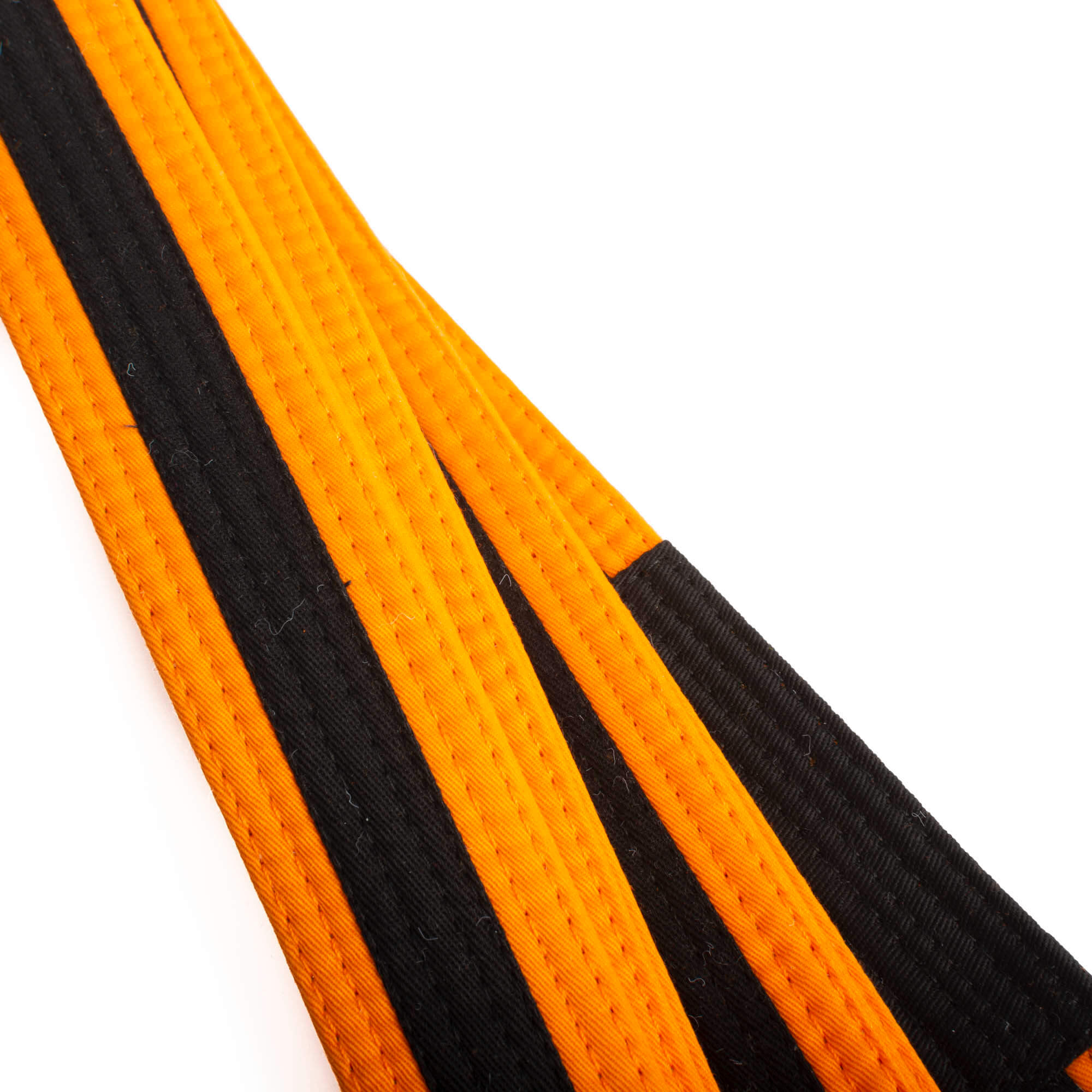 Cinturón de Jiujitsu Golden Kids Naranja/Negro - 100% Algodón