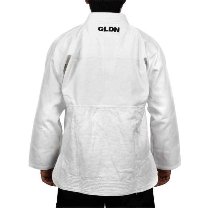 Kimono de Jiujitsu Golden Heavy Blanco/Negro- 100% Algodón