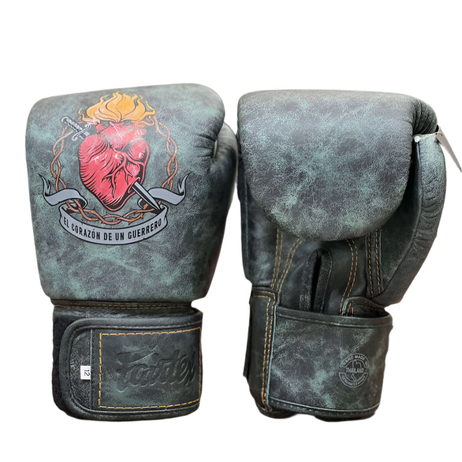 Guantes de boxeo Fairtex Heart of Warrior - 100% Cuero