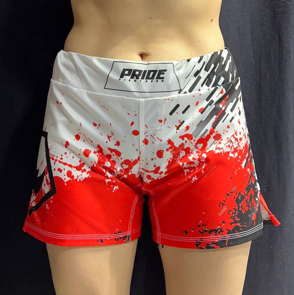 Short Pride Hybrid Blood Mujer  para Muay Thai, Kickboxing, MMA.