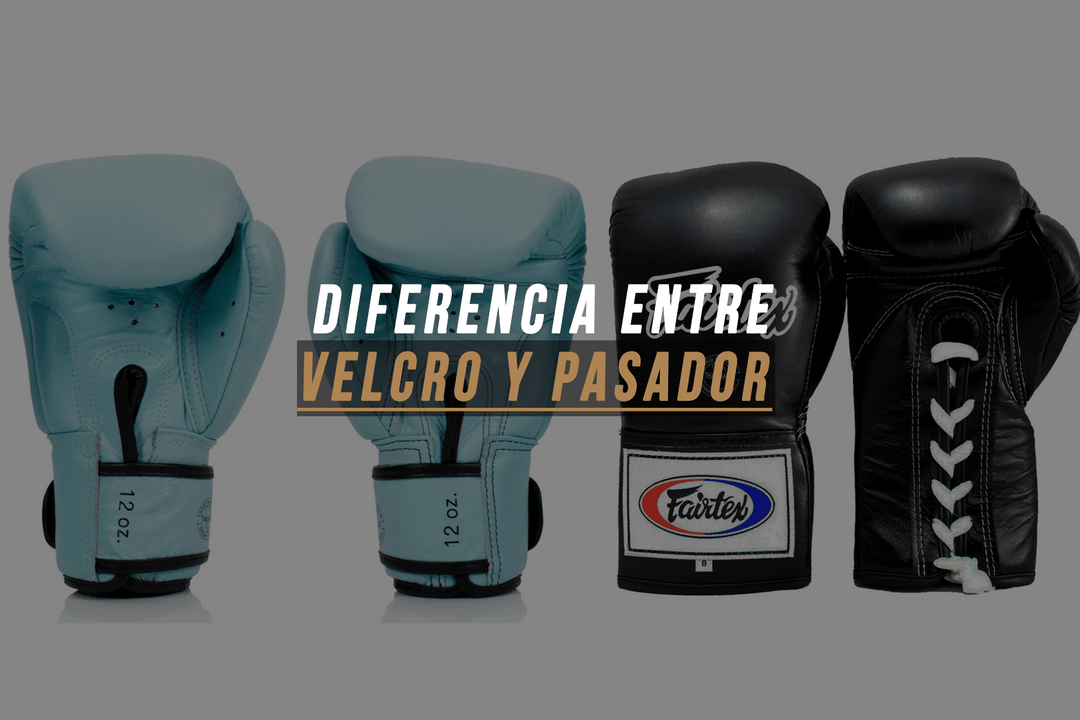 ¿Debo usar guantes de boxeo con pasadores o con velcro(pega-pega)?