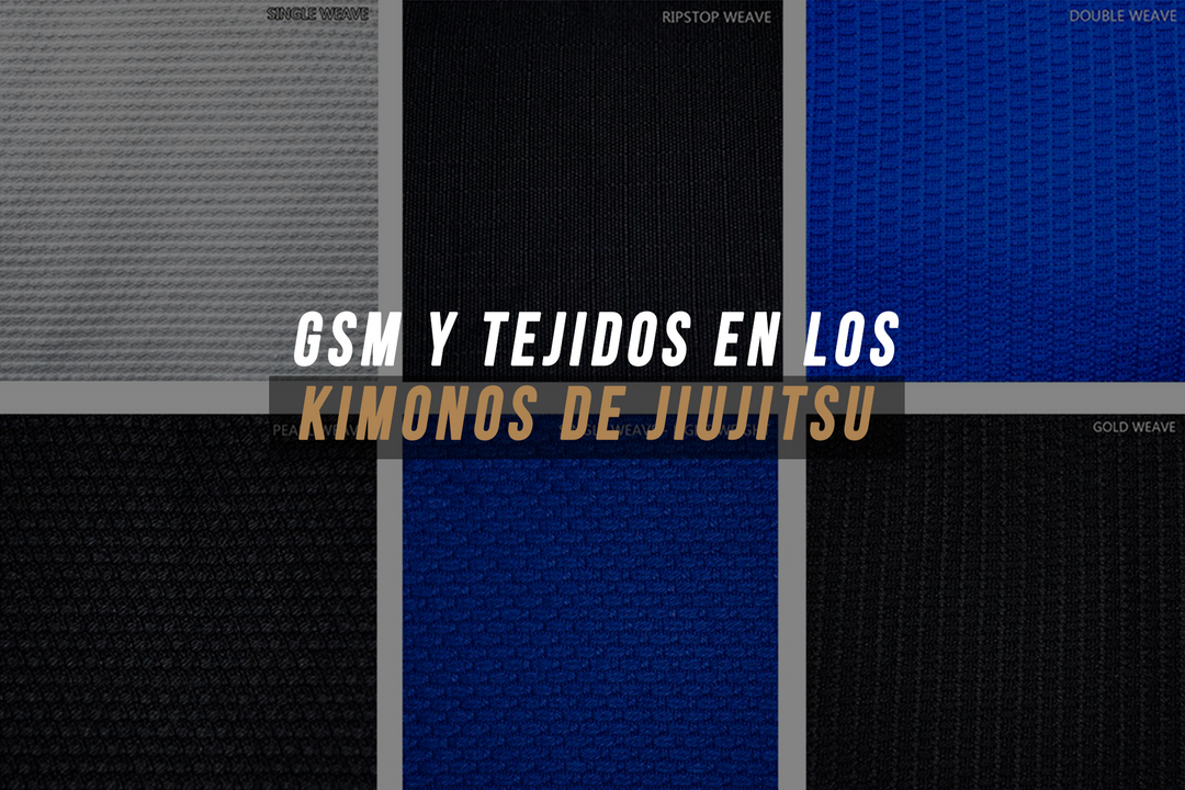 GSM y Tejidos en los kimonos o gi de jiujitsu