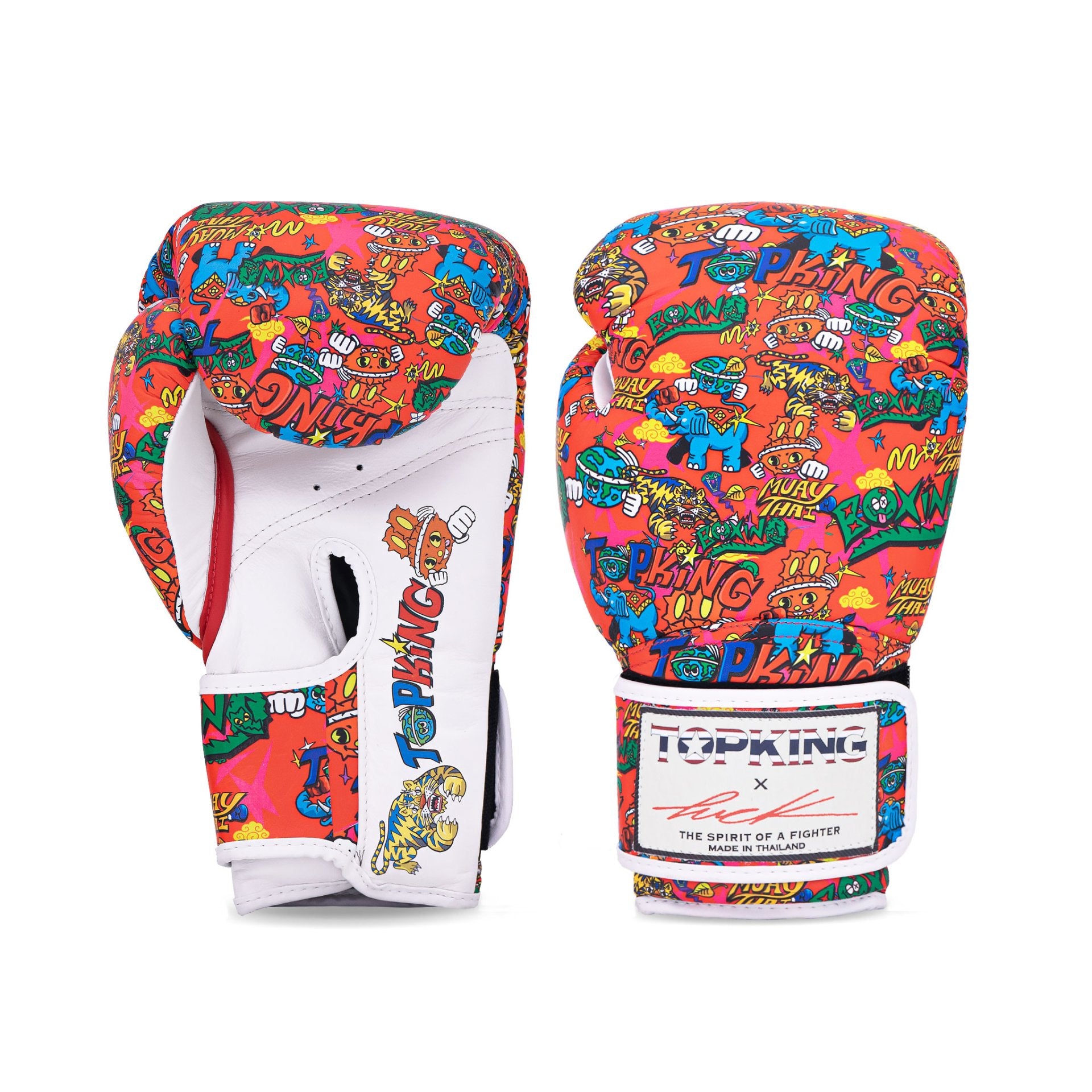 Guantes de Boxeo Top King X Puck - 100% Cuero