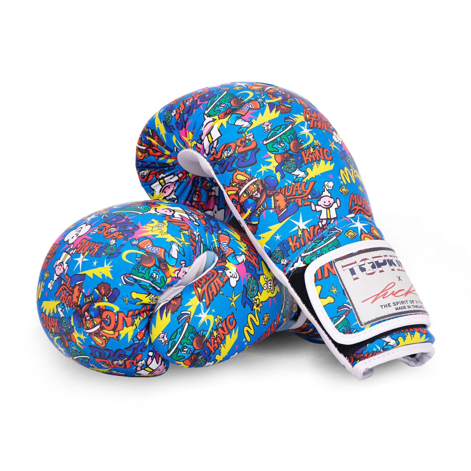 Guantes de Boxeo Top King X Puck - 100% Cuero