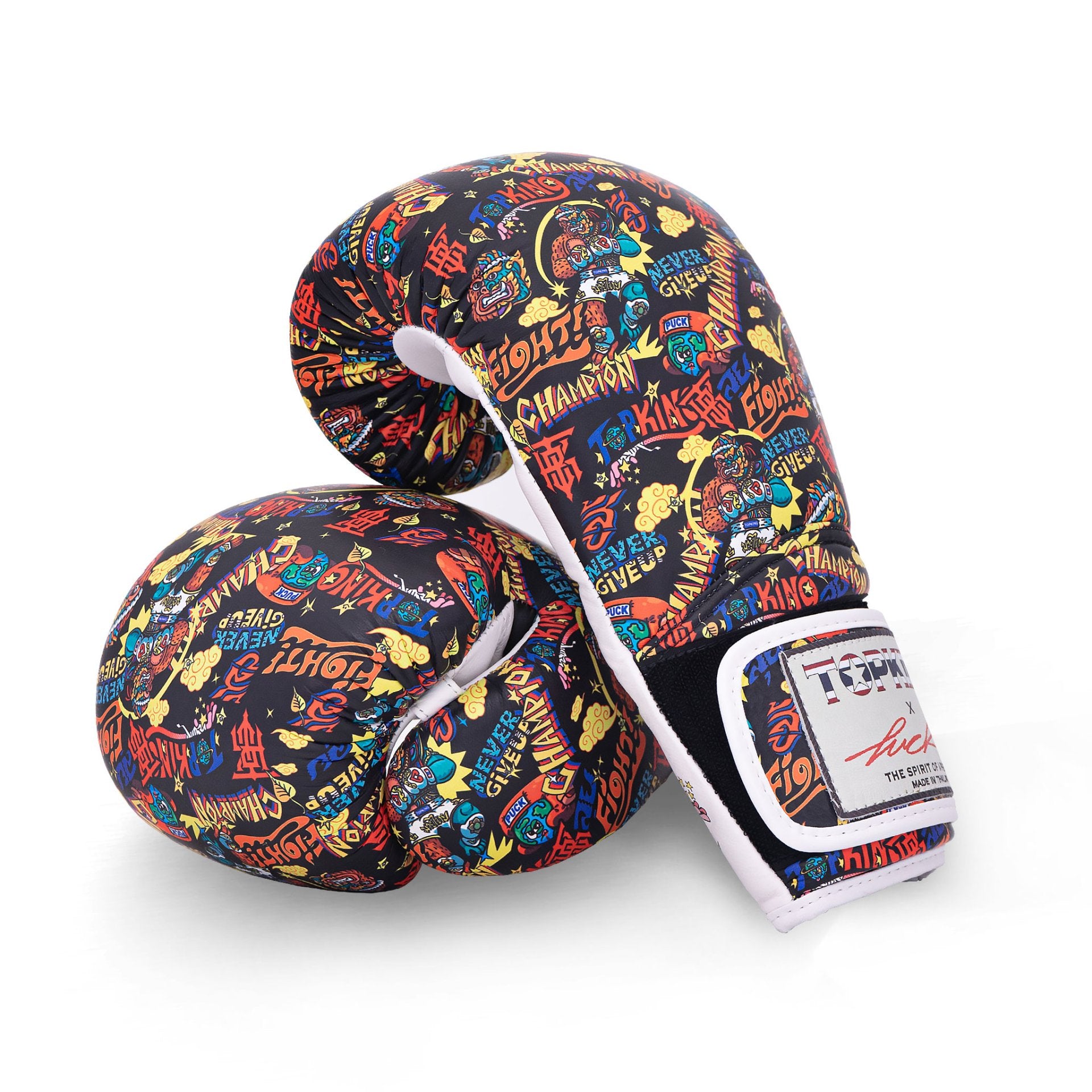 Guantes de Boxeo Top King X Puck - 100% Cuero