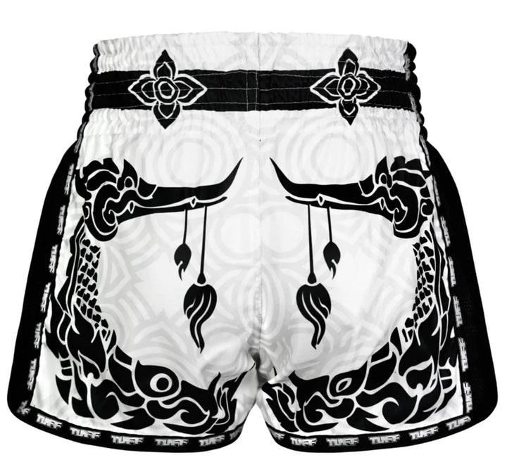 Shorts de Muay Thai Tuff New Retro The Great Hongsa Blanco