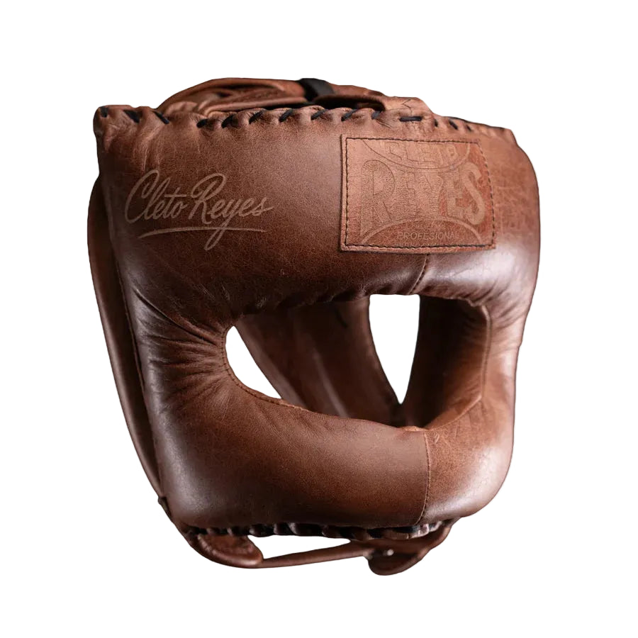 Cabezal Cleto Reyes con Barra V Vintage - 100% Cuero Genuino