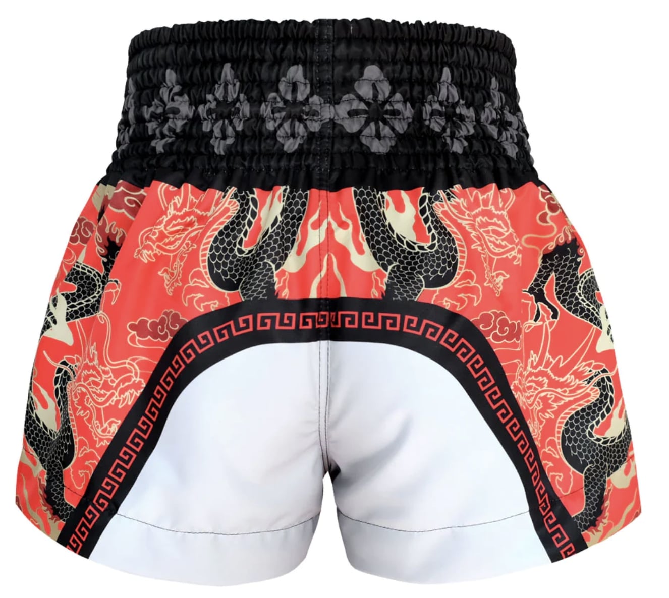 Shorts de Muay Thai Tuff Dragon King Rojo