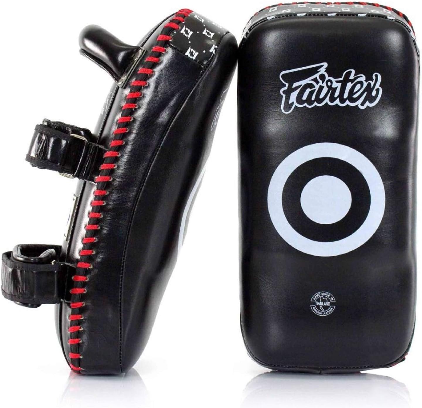 Kicking Pads de Muay Thai Fairtex KPLS2 Superior Negro - 100% Cuero