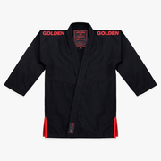 Kimono de Jiujitsu Golden Ultralight Negro - 100% Algodón