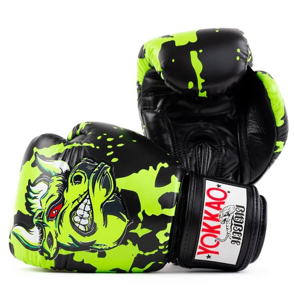 Guantes de Boxeo Yokkao Angry Bull - 100% Cuero