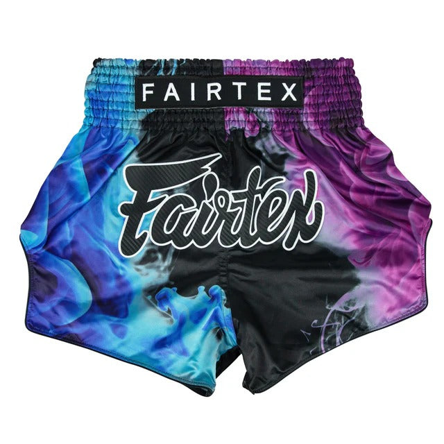 Shorts de Muay Thai Fairtex BS1951 Negro Tech House - 100% Poliester