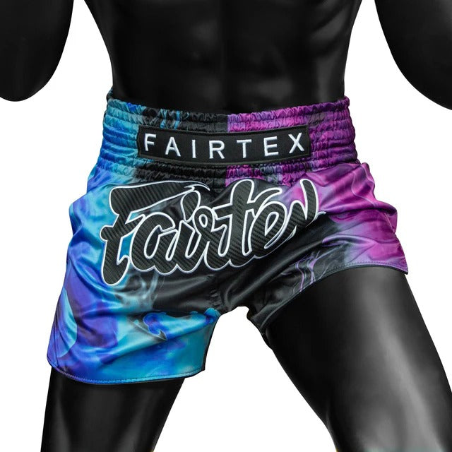 Shorts de Muay Thai Fairtex BS1951 Negro Tech House - 100% Poliester