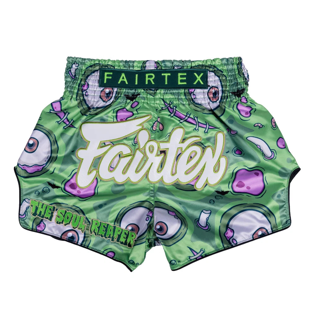 Shorts de Muay Thai Fairtex BS-Halloween03 Soul Reaper - 100% Poliester