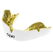 Protector Bucal OPRO Instant Custom Blanco/Dorado Adulto
