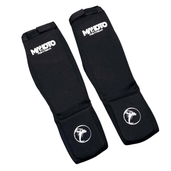 Canilleras Makoto Muay Thai  MMA Negro - Neopreno