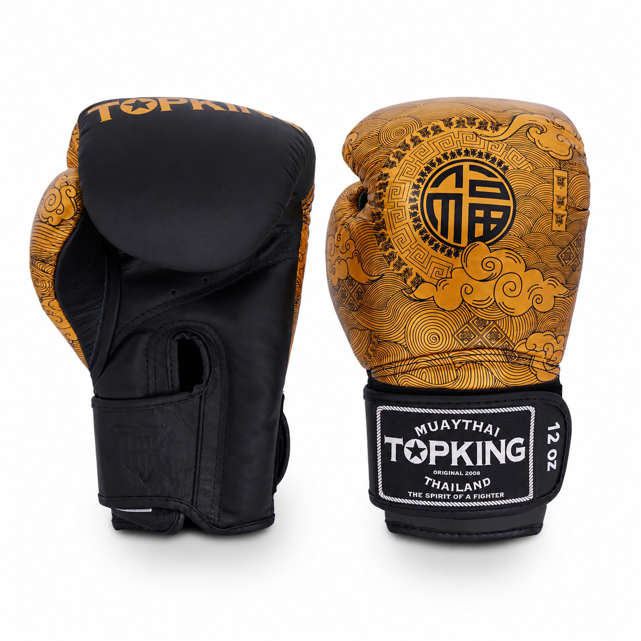 Guantes de Boxeo Top King Happiness Chinese - 100% Cuero