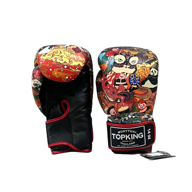 Guantes de Boxeo Top King Chinese Culture - 100% Cuero