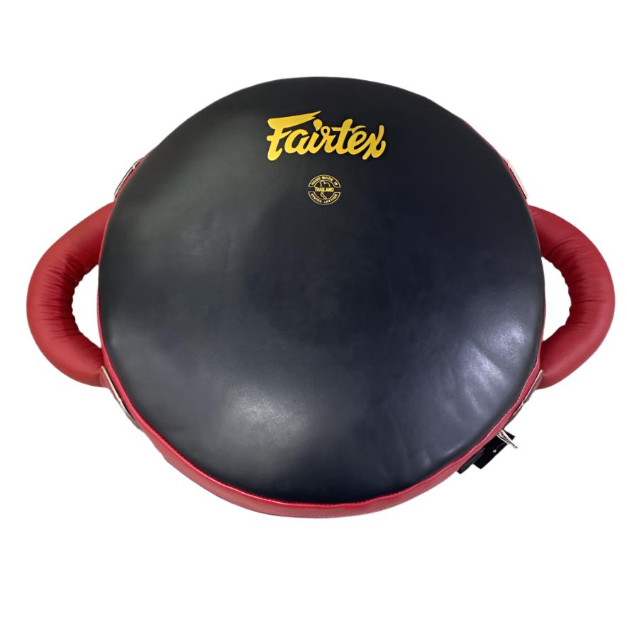 Escudo circular Fairtex LKP2 Negro/Rojo - 100% Syntek