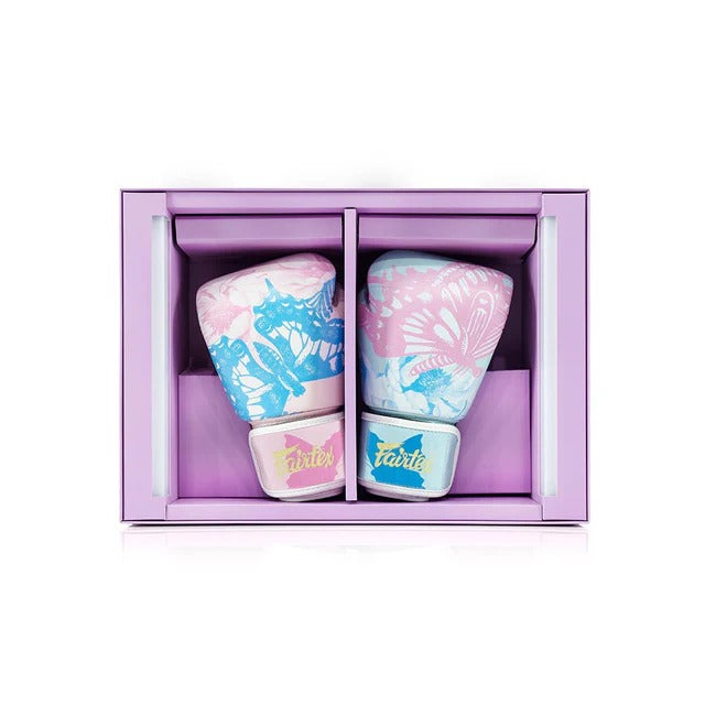 Guantes de boxeo Fairtex Fiore edicion especial - 100% Cuero