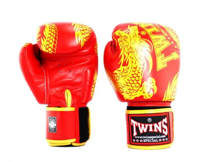 Guantes de Boxeo Twins Special Dragon 49 FBGVL3-49 - 100% Cuero