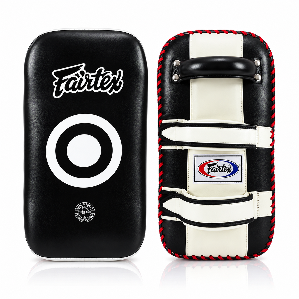 Kicking Pads de Muay Thai Fairtex KPLC2 - 100% Cuero - Tamaño Standard