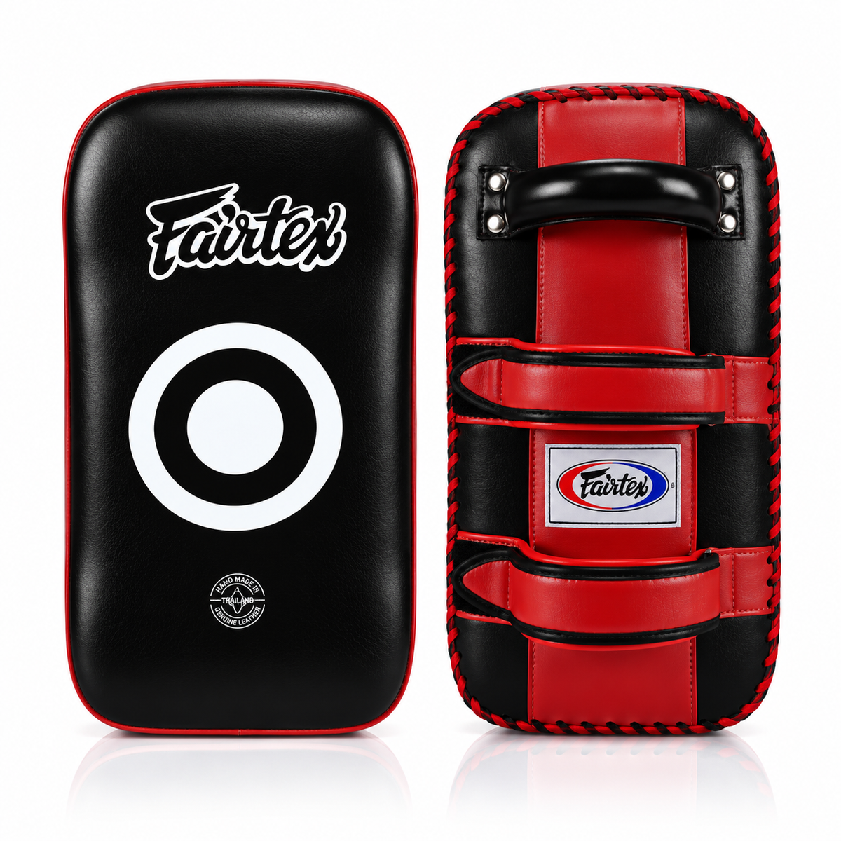 Kicking Pads de Muay Thai Fairtex KPLC2 - 100% Cuero - Tamaño Standard