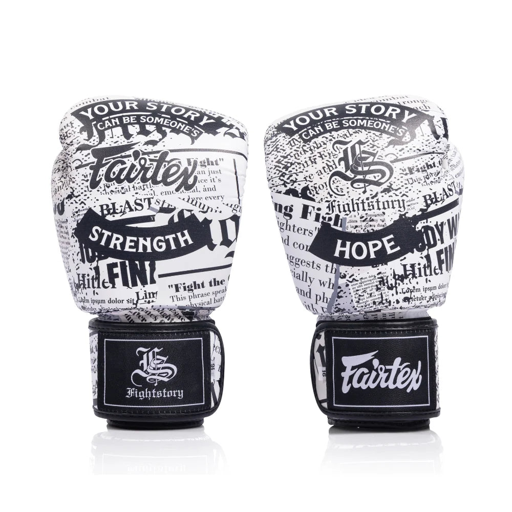 Guantes de boxeo Fairtex Fight Story - 100% Cuero Genuino