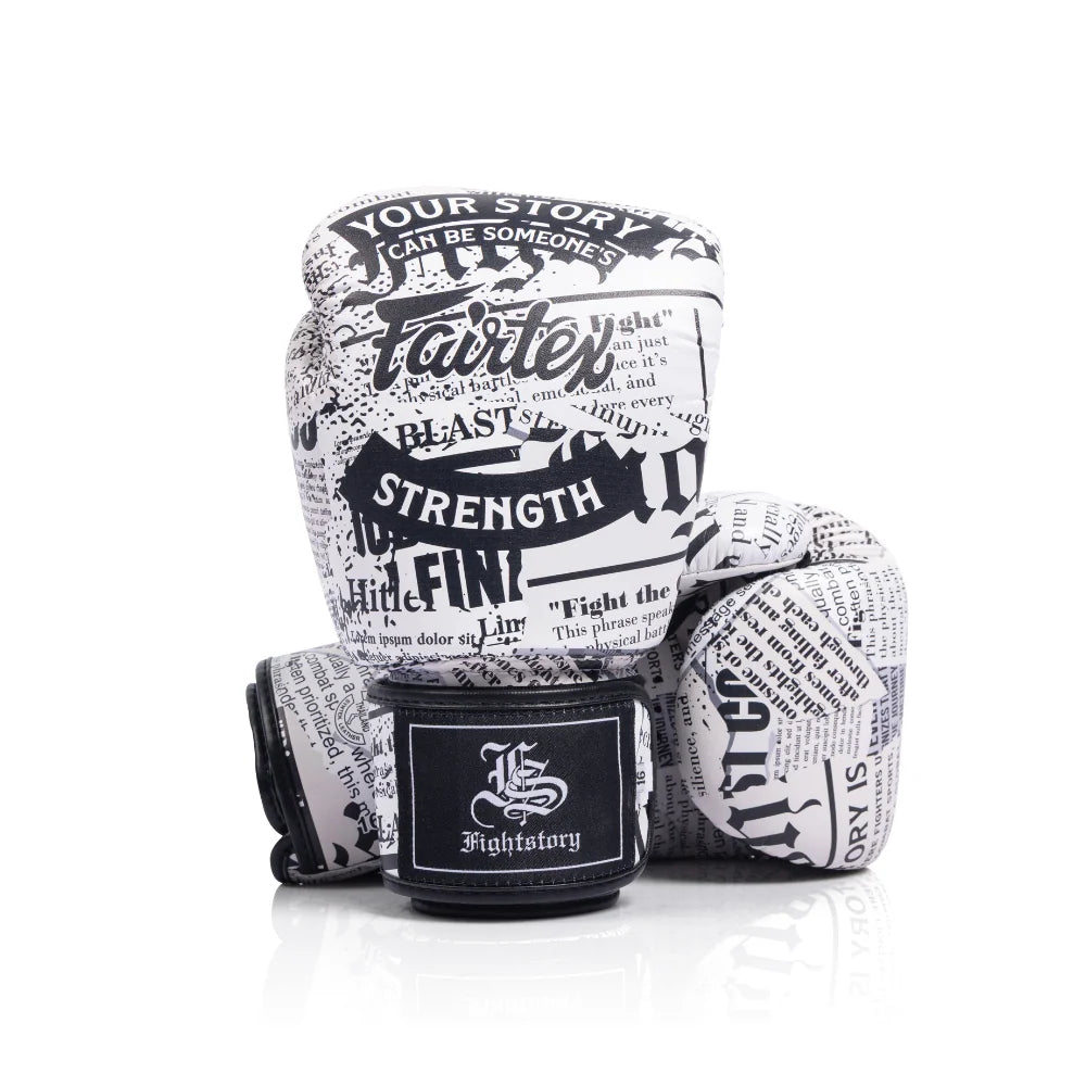 Guantes de boxeo Fairtex Fight Story - 100% Cuero Genuino