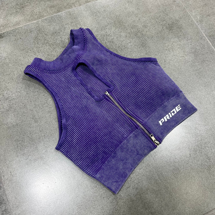 Top deportivo Inspire para mujer Pride Activewear - Morado