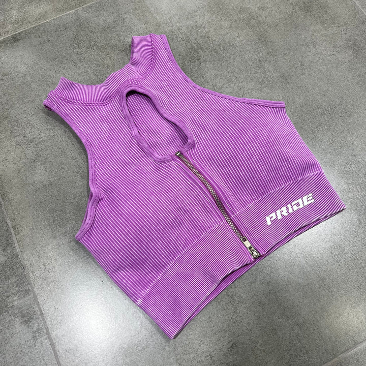 Top deportivo Inspire para mujer Pride Activewear - Fucsia