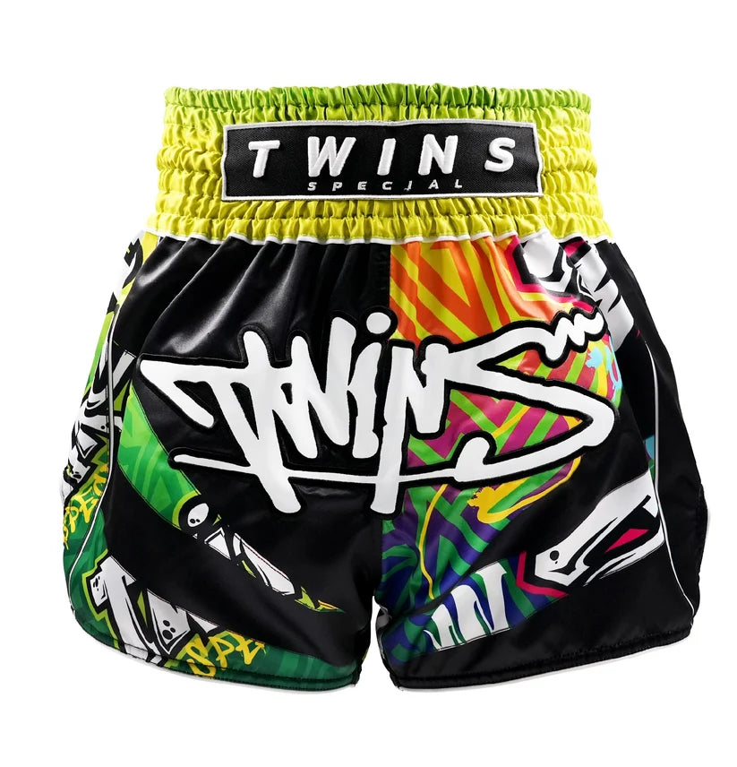 Shorts de Muay Thai Twins Special TBS-GRAFFITI