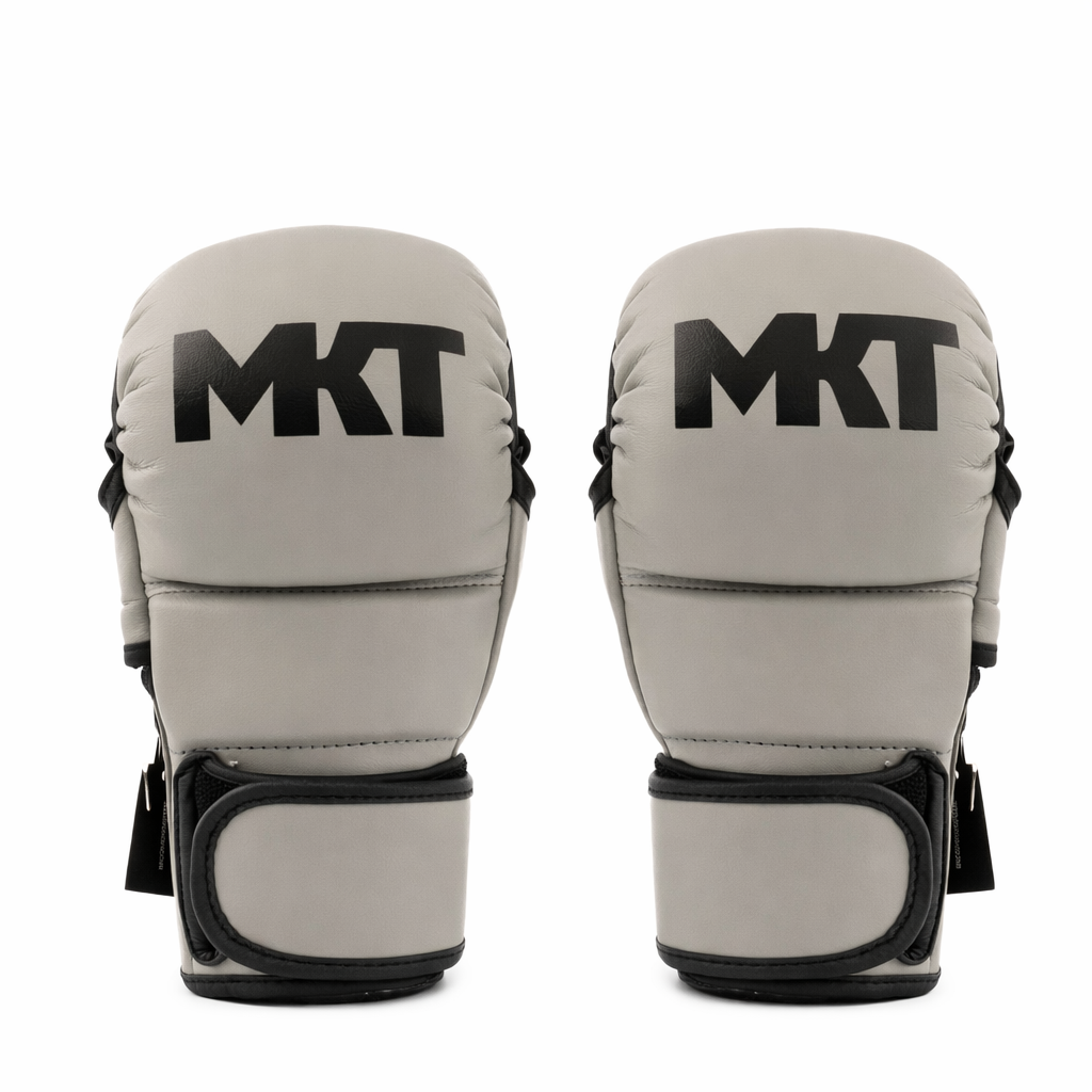Guantes de MMA Sparring Makoto M2 Gris - 100% Microfibra