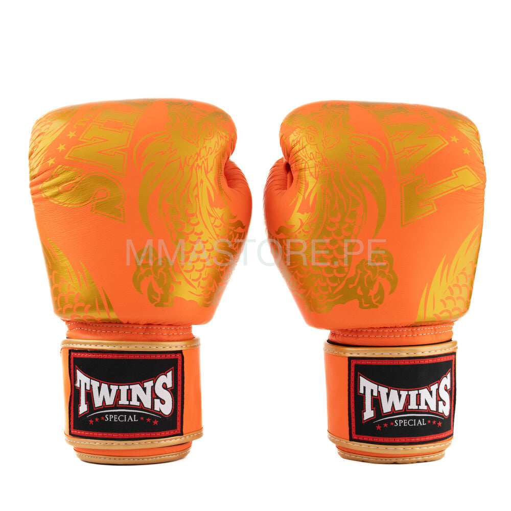 Guantes de Boxeo Twins Special Dragon 49 FBGVL3-49 - 100% Cuero