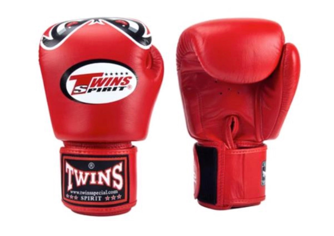 Guantes de Boxeo Twins Special Bad Eyes FBGVL3-25 Rojo - 100% Cuero